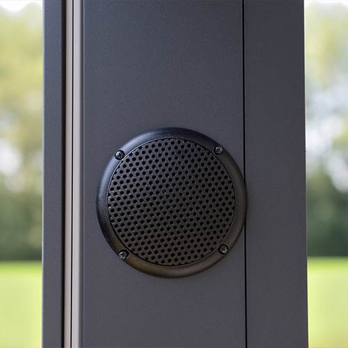 accessoire pergola haut parleur