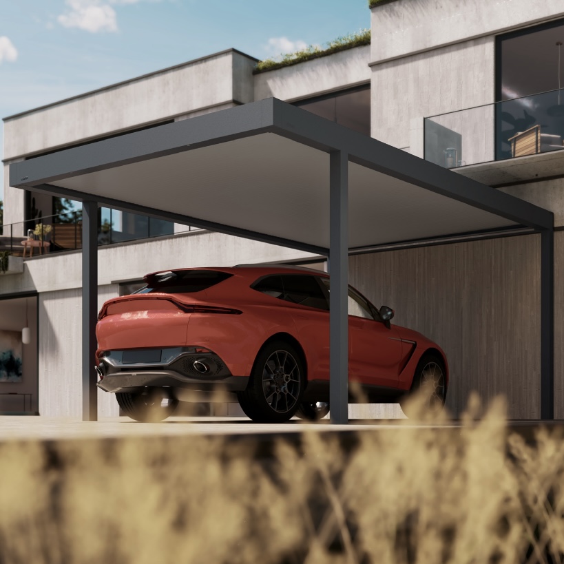 pergola bioclimatique avec éclairage