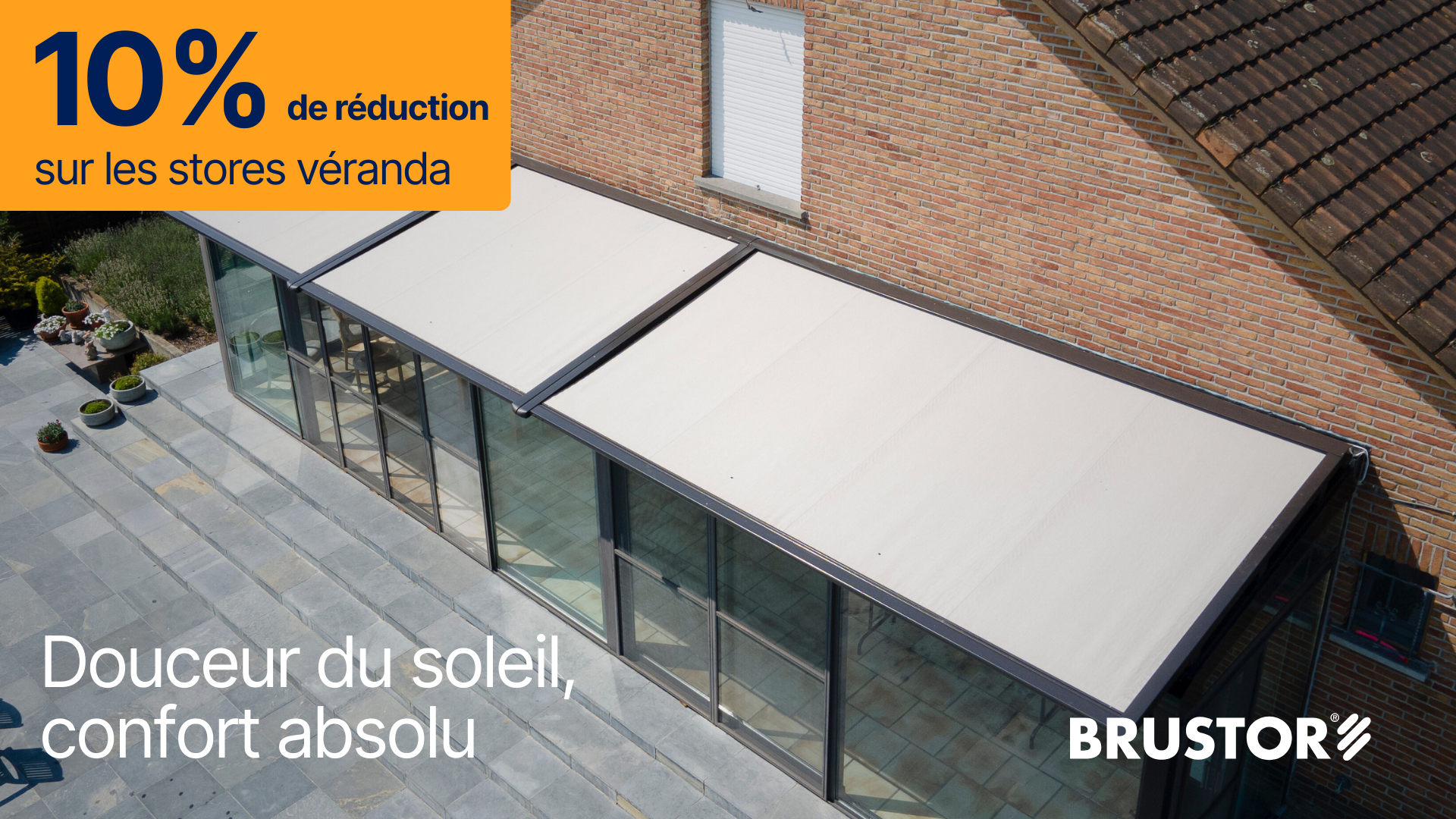Promotion sur les stores de véranda du priontemps